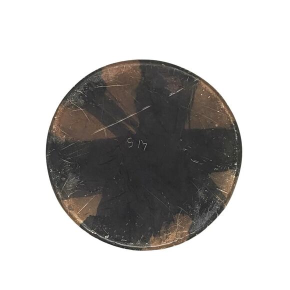 Mid 20th Century Asian Style Hand Carved Soapstone Vase Roosters Fish Plants - Picture 9 of 12